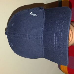 Pushpin Embroidered Logo Strapback Cap Hat